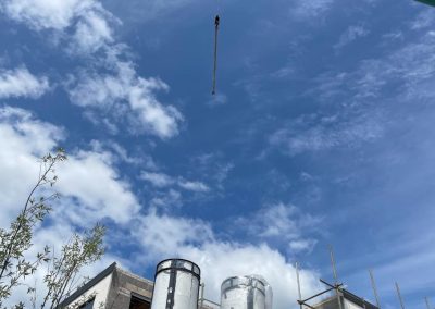 Installing 3 floor vacuum lift